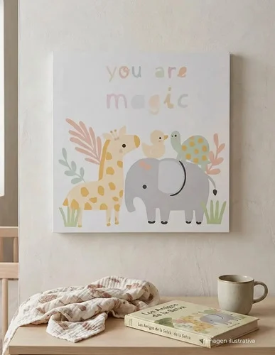Cuadro de animalitos para su cuarto