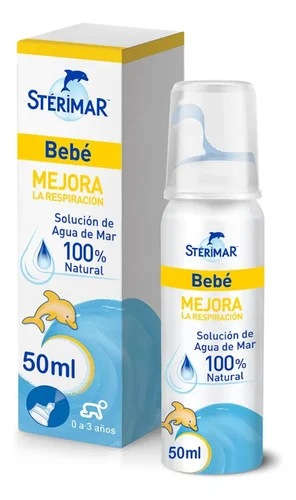 Solución nasal Stérimar bebé, agua de mar