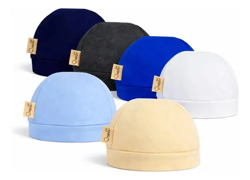 Set de 6 gorros de algodón Neek