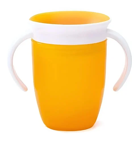 Vaso entrenador 360 sin derrames, naranja
