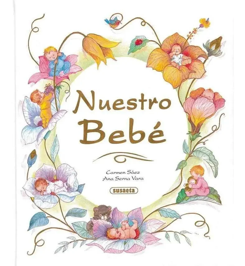 Nuestro bebé, libro de recuerdos de pasta dura