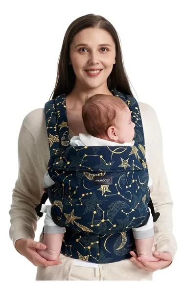 Momcozy cangurera ergonómica con estampado de estrellas