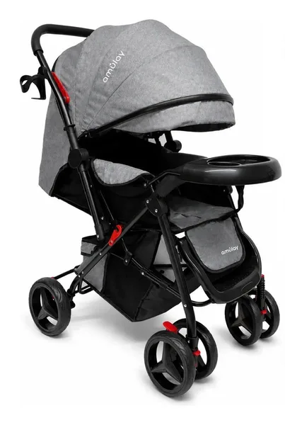 Amulay carriola reversible y plegable con capota ajustable