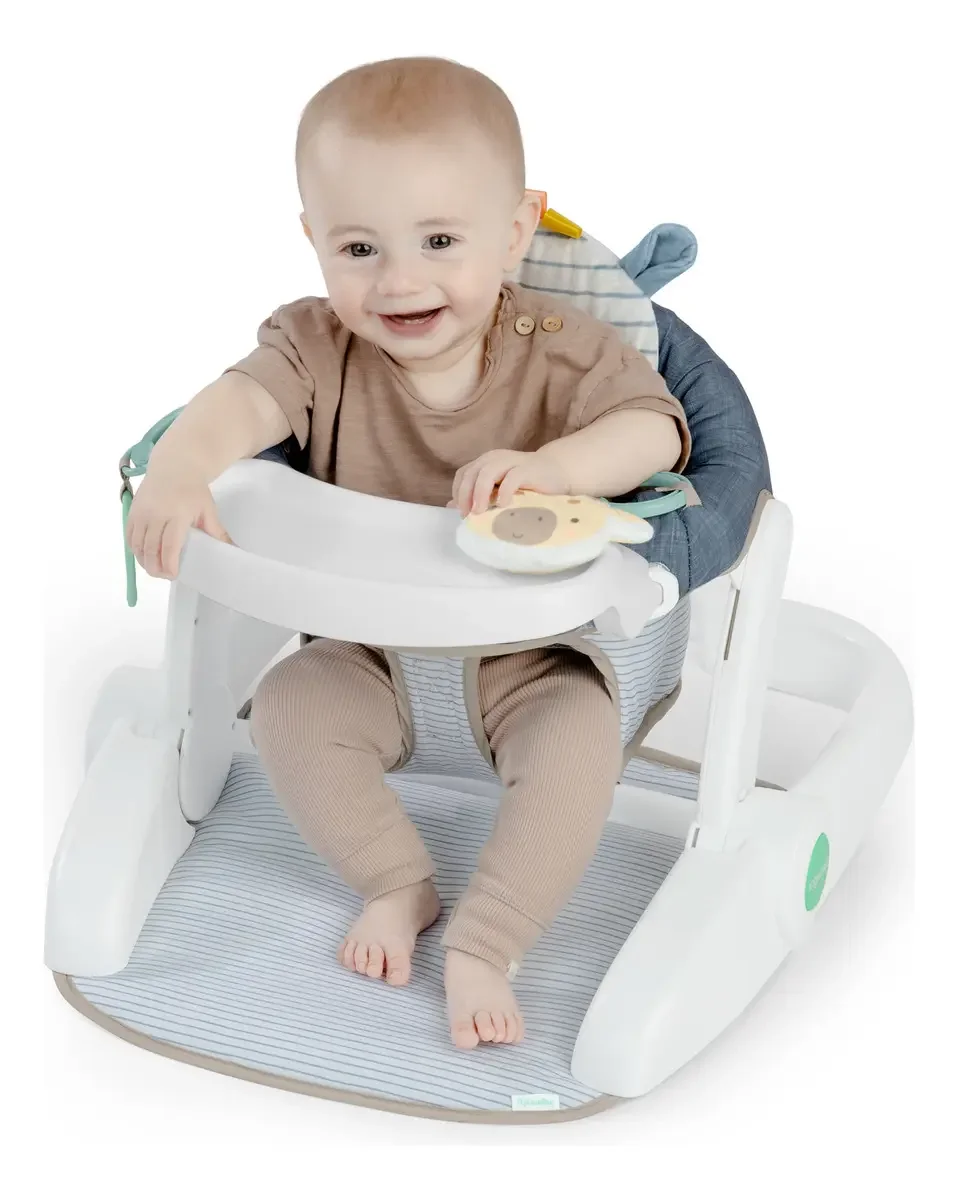 Ingenuity asiento de piso con bandeja para comer (4 a 12 m)