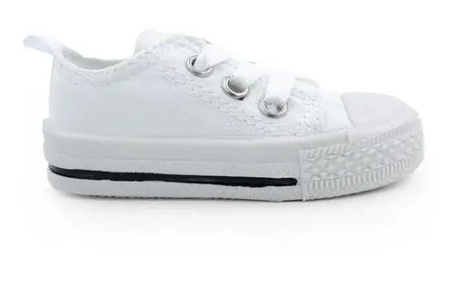 Tenis blancos de lona, ergonómicos y flexibles