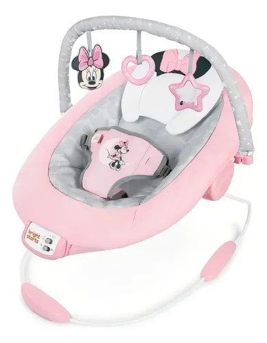 Silla vibradora Bright Starts de Minnie Mouse, rosa