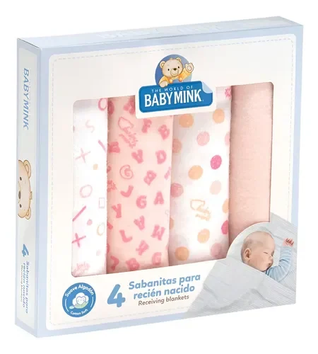 Baby Mink · sábanas para recién nacido (4 piezas)