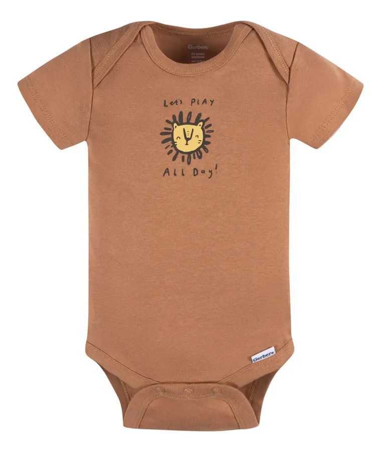 Pañalero Gerber set 3 piezas (body bebé, 0m)