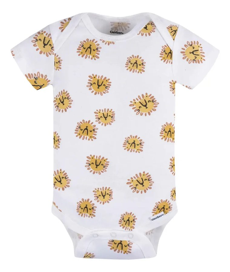 Pañalero Gerber set 3 piezas (body bebé, 0m)