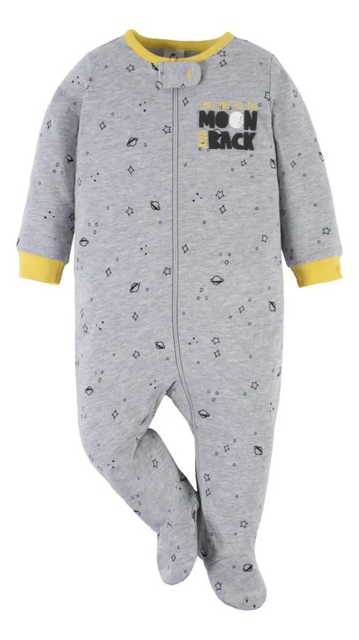 Mameluco Gerber pack 2 · algodón para dormir (0-3 m)