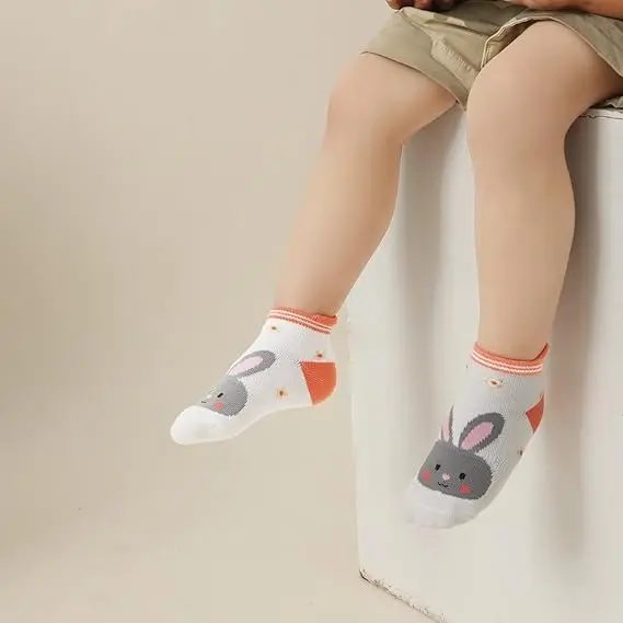 12 pares calcetines antiderrapantes para bebé