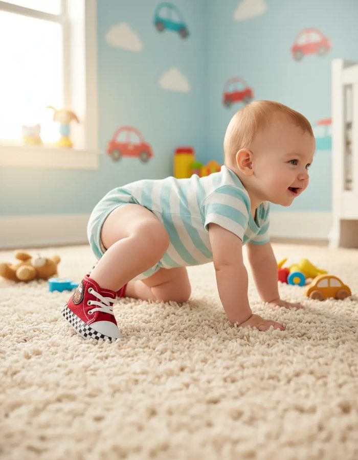 Tenis botitas primeros pasos antiderrapantes (niño)