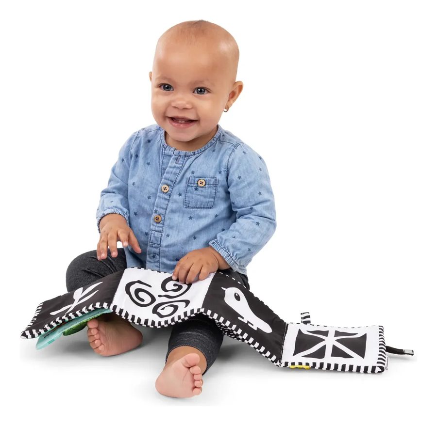 Baby Einstein: libro sensorial de tela Farm Explorers