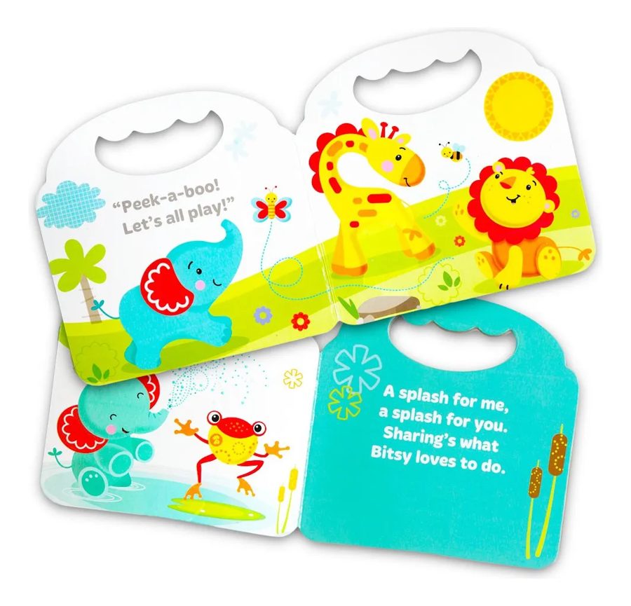 Fisher-Price My First Books · set de 4 libros de cartón (en inglés)