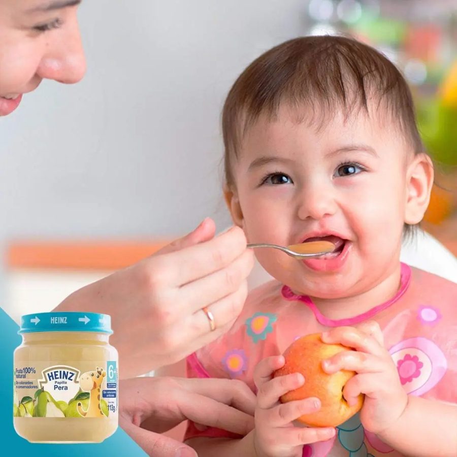 Papilla Heinz pera · frasco de vidrio 113 g