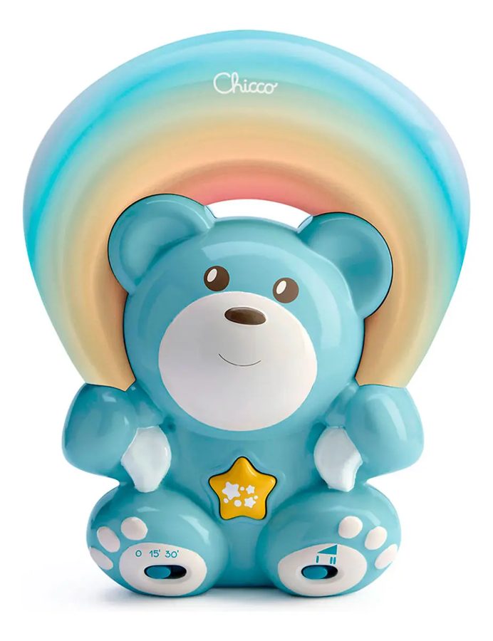 Lámpara Chicco First Dreams oso arcoíris (con proyector)