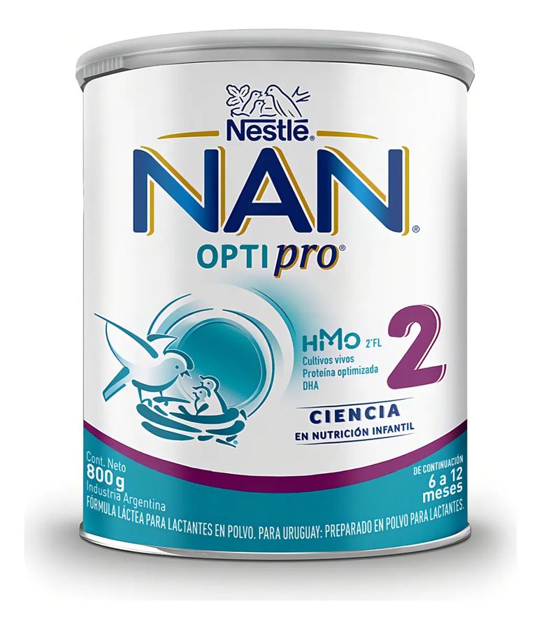 Fórmula Nestlé NAN OptiPro 2 · 800 g (6-12 m)