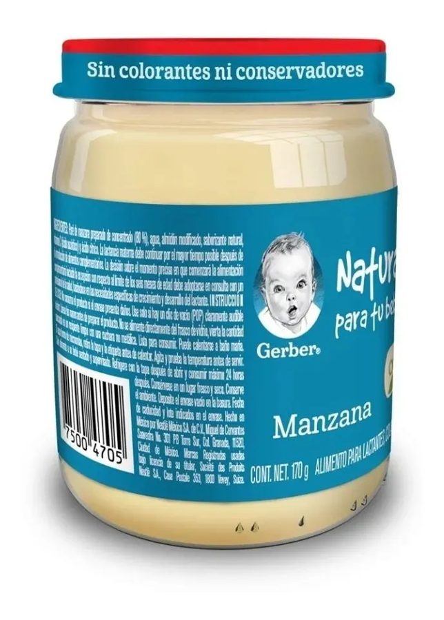 Papilla Gerber Cosecha Natural etapa 3 manzana · 170 g