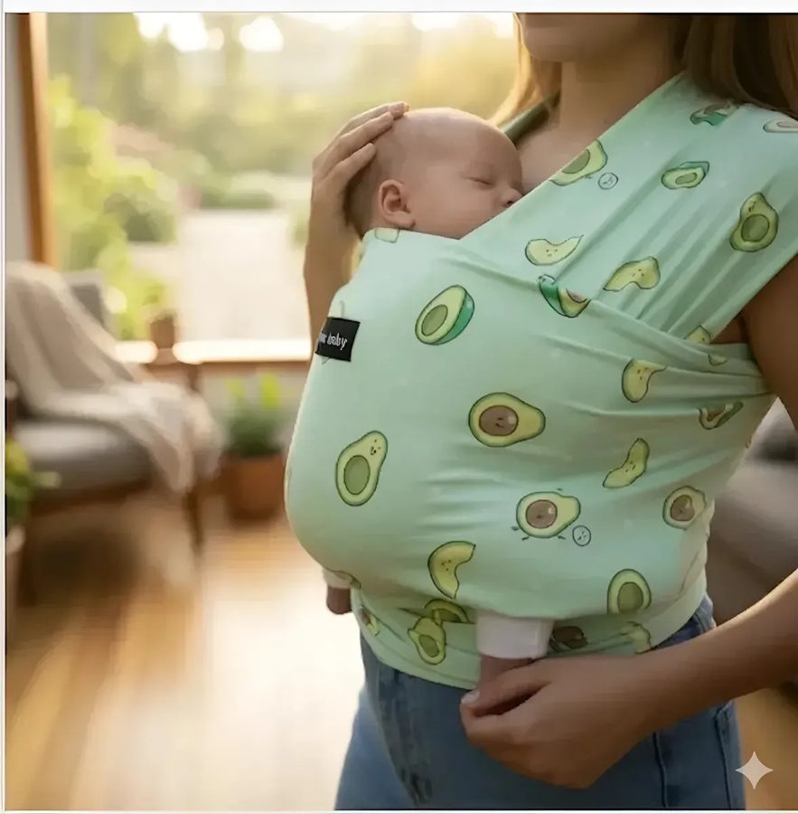 Rebozo fular portabebé Mae Baby ergonómico