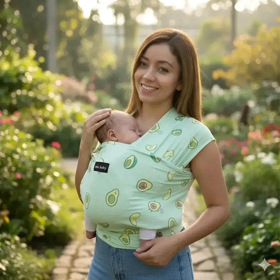 Rebozo fular portabebé Mae Baby ergonómico