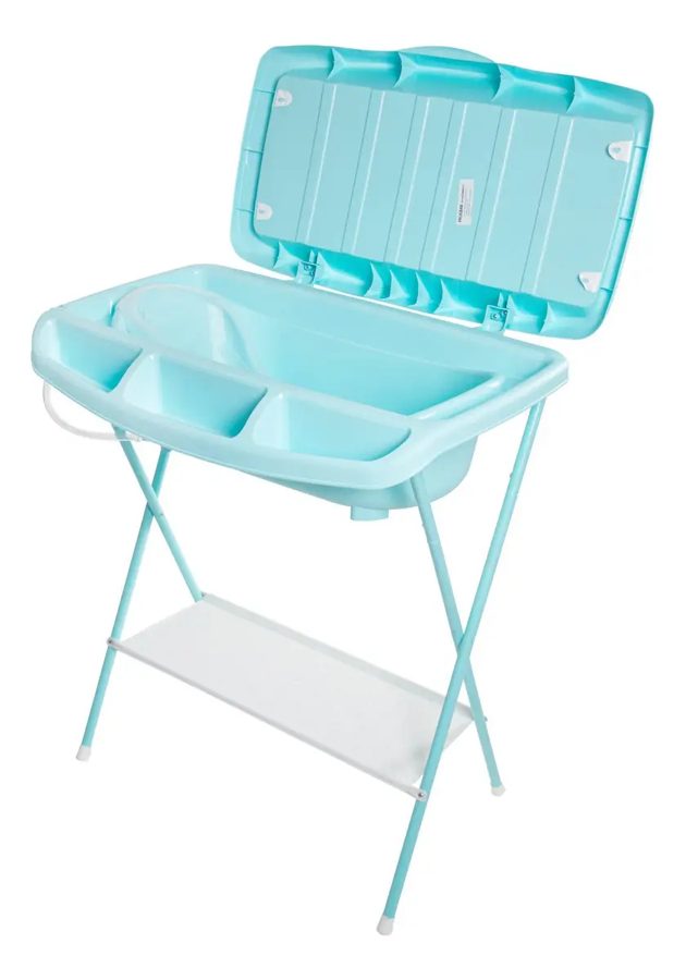 Bañera Prinsel Gaviota con base (azul estrellitas)