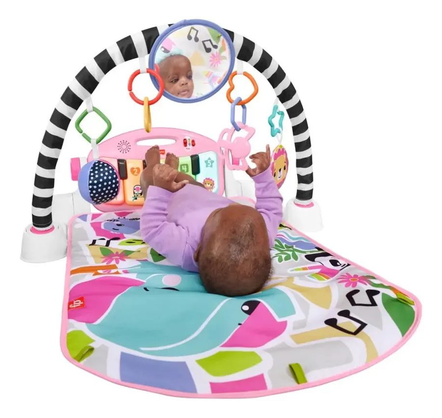 Gimnasio musical Fisher-Price Piano Pataditas Brilla y Crece