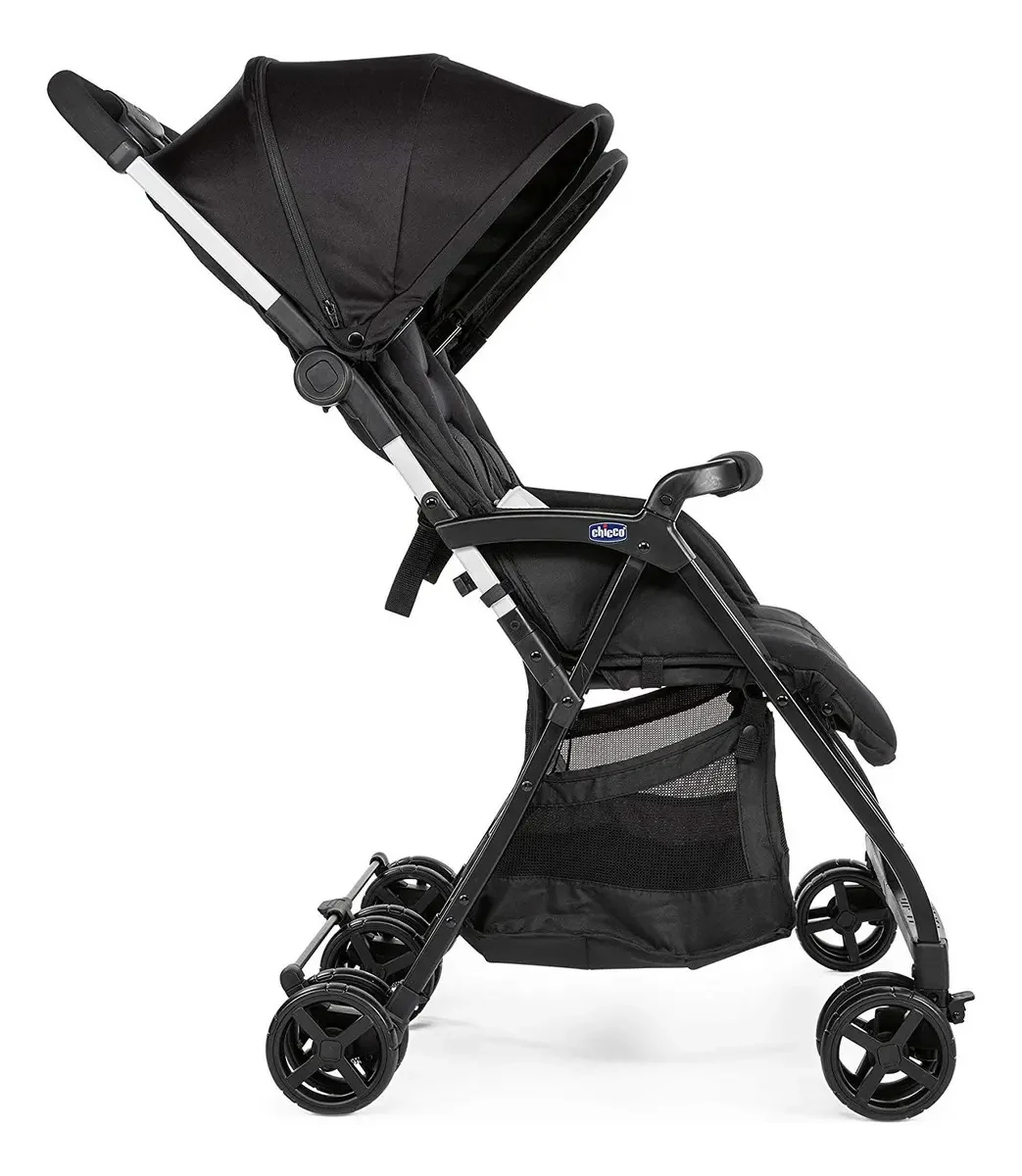 Chicco Ohlalà Twin carriola doble ultraligera, color negro