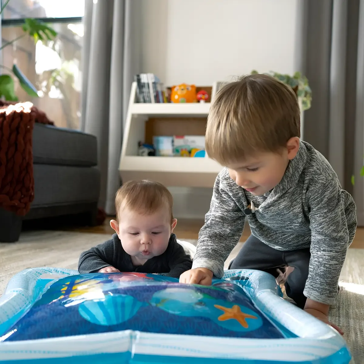 Baby Einstein tapete de agua Opus para jugar boca abajo