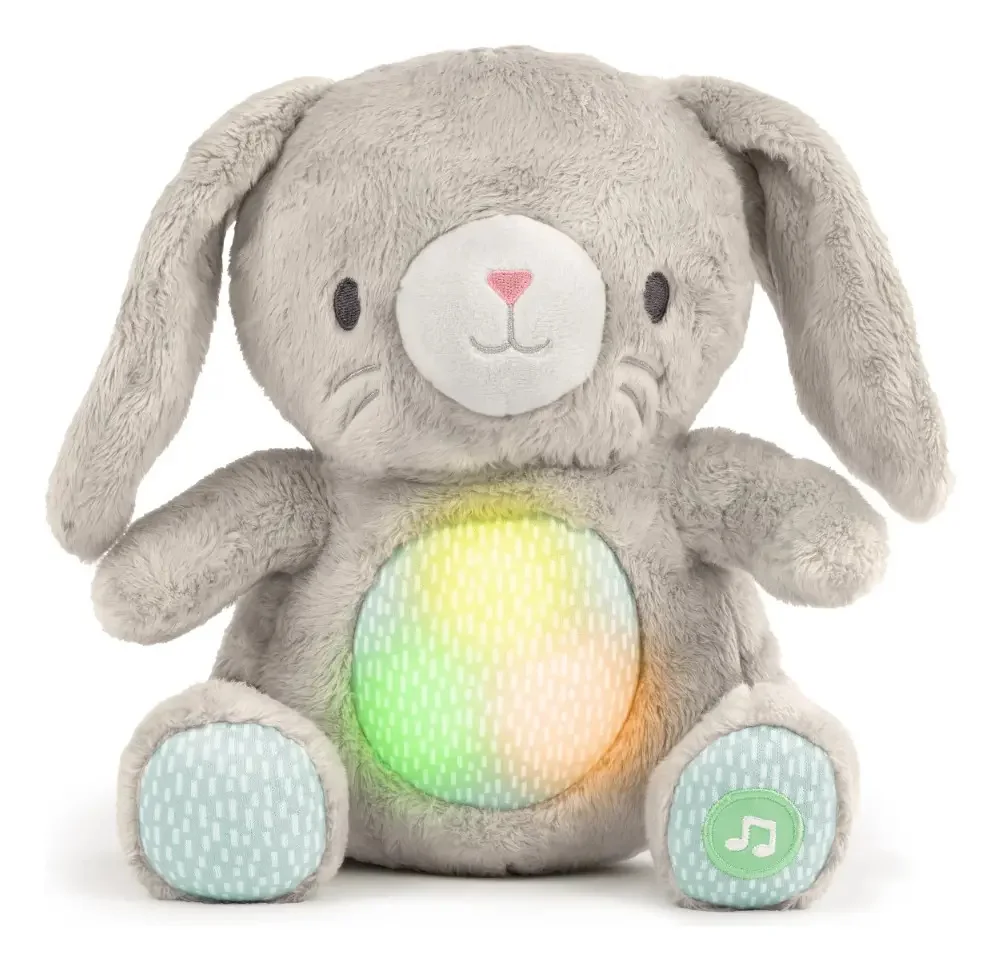 Ingenuity conejito de peluche musical con luz que calma