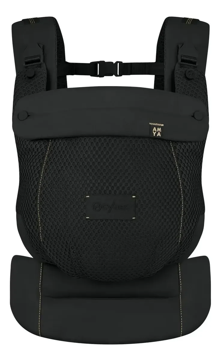 Cybex Amya portabebé ergonómico de malla, negro