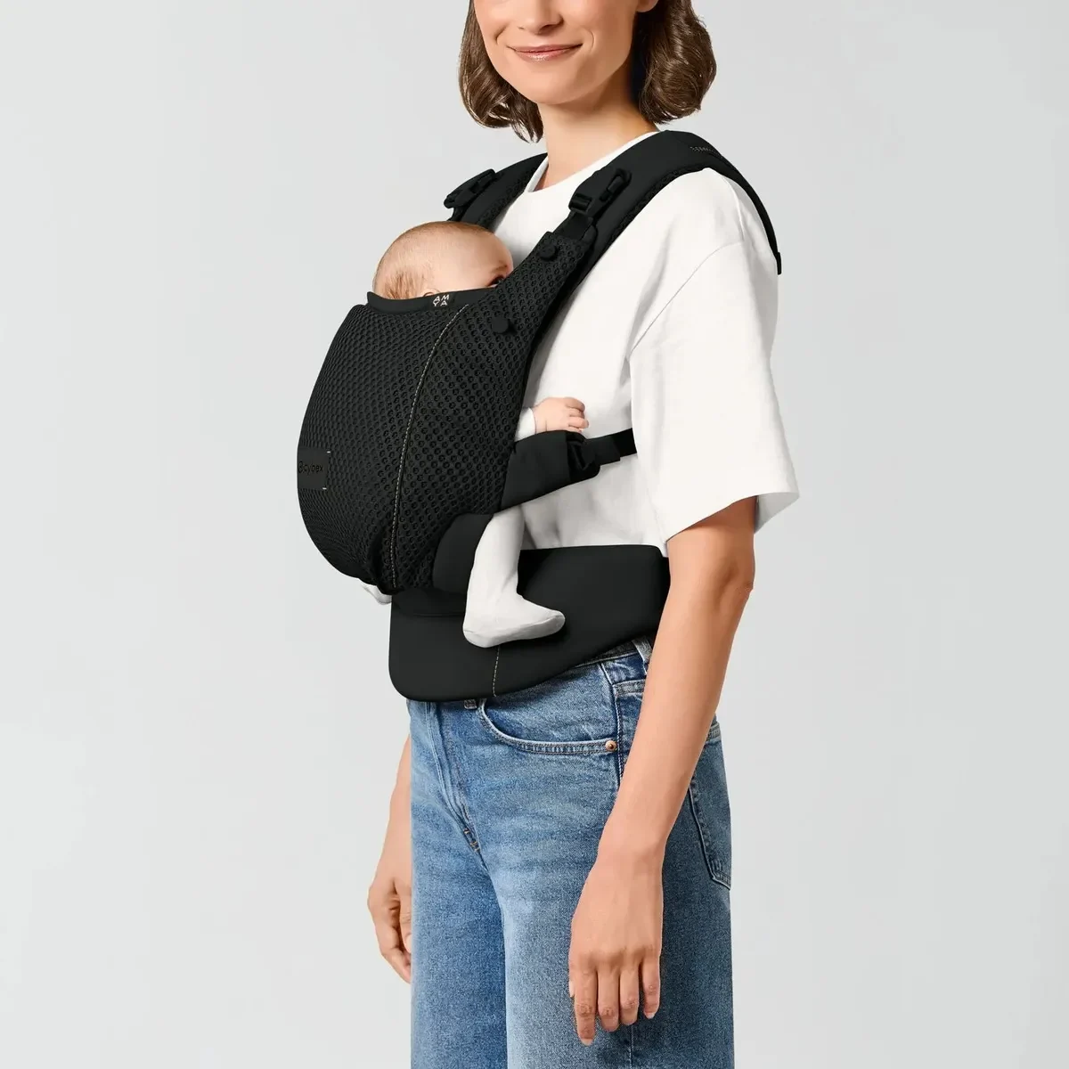 Cybex Amya portabebé ergonómico de malla, negro