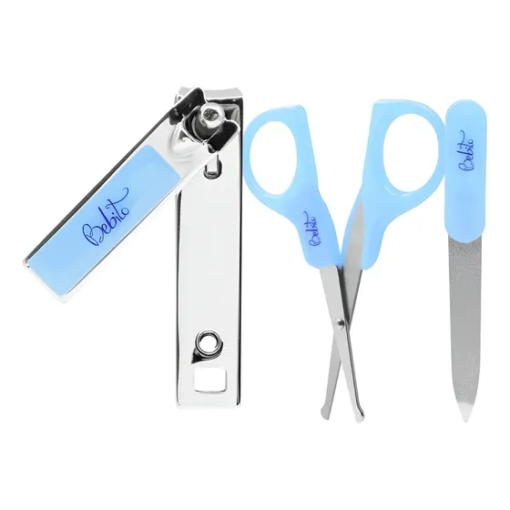 Kit de manicura Curtis para bebé (cortaúñas y lima, 3 pzs)