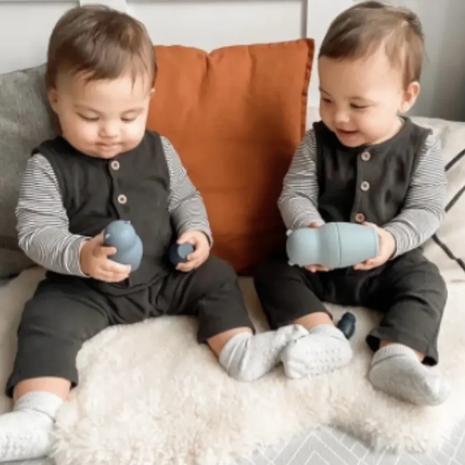 Papu Baby matrioska de osos de silicón para apilar
