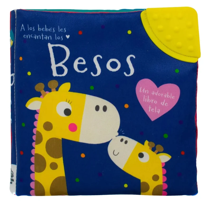 Silver Dolphin: A los bebés les encantan los besos (libro de tela)