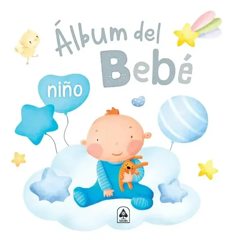 Álbum del bebé Mi primer año, niño (pasta dura)