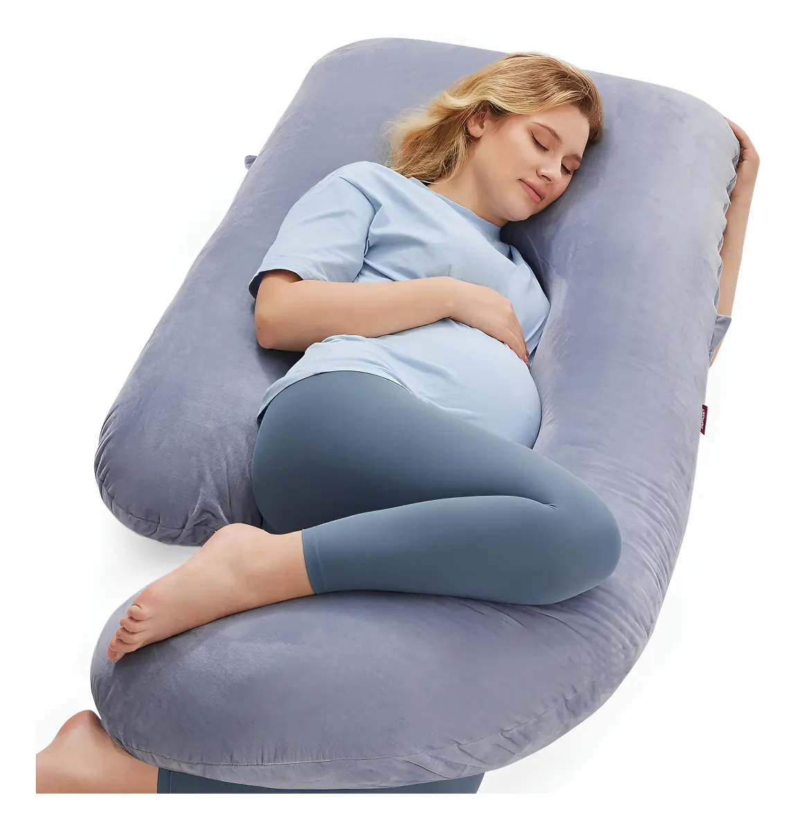 Almohada de embarazo Momcozy en forma de U