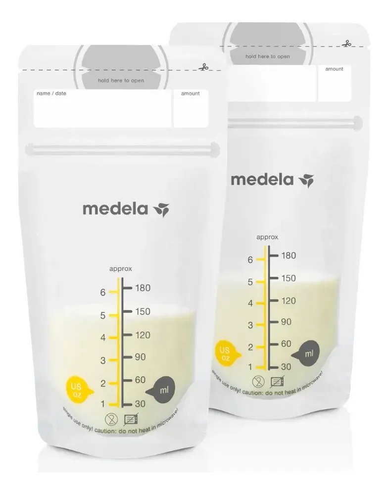 Medela Bolsas para almacenar leche materna (180 ml, 50 pz)