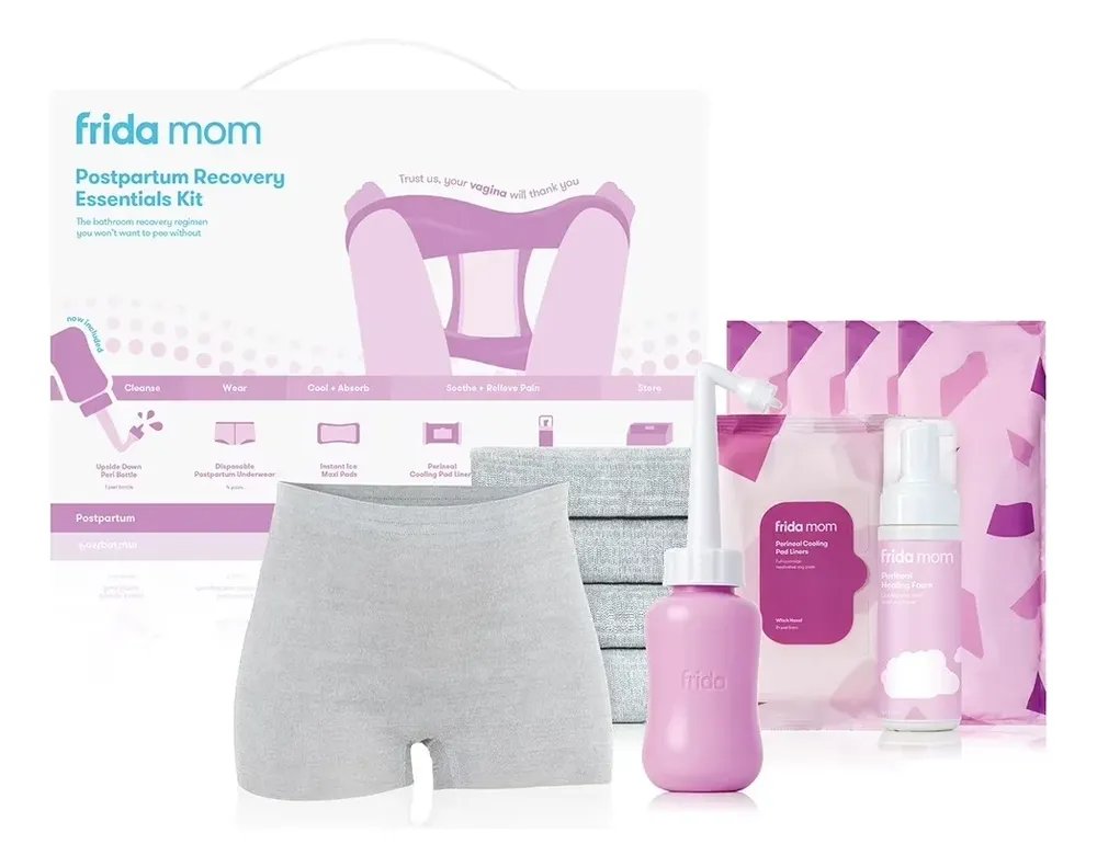 Kit postparto Frida Mom (peri bottle + pads fríos)