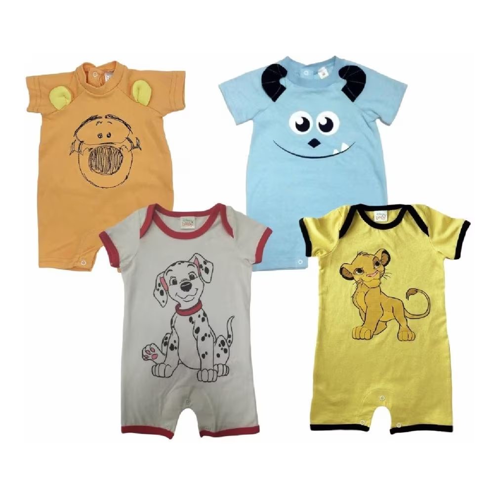 Kit de 4 pañaleros Disney para bebé