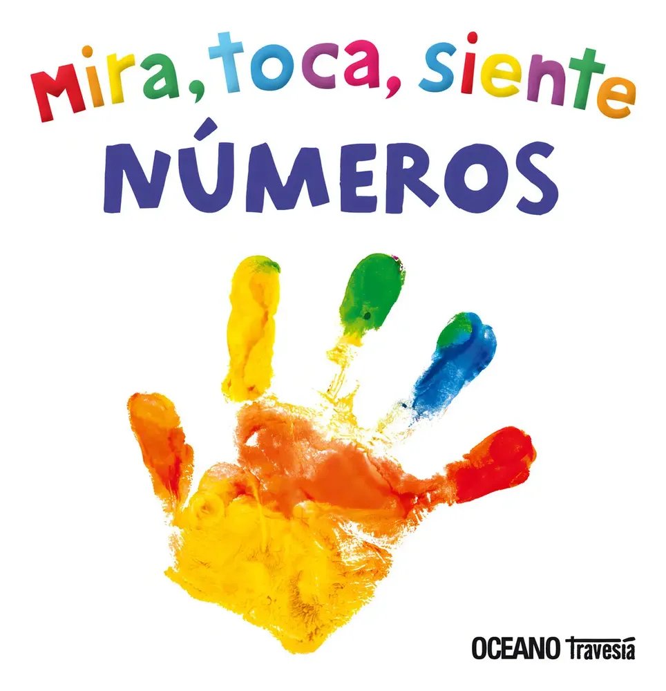 Priddy: Mira, toca, siente · Números (libro de texturas)