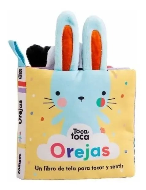 Combel: Orejas · Toca, toca (libro de tela)