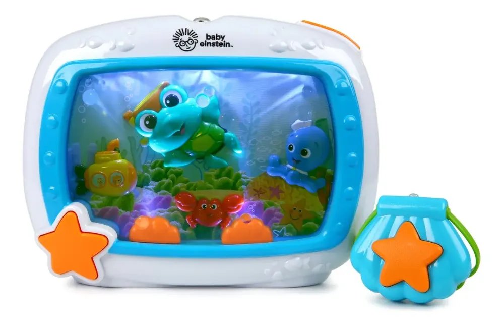 Baby Einstein Sea Dreams · luz y sonidos para cuna (azul)