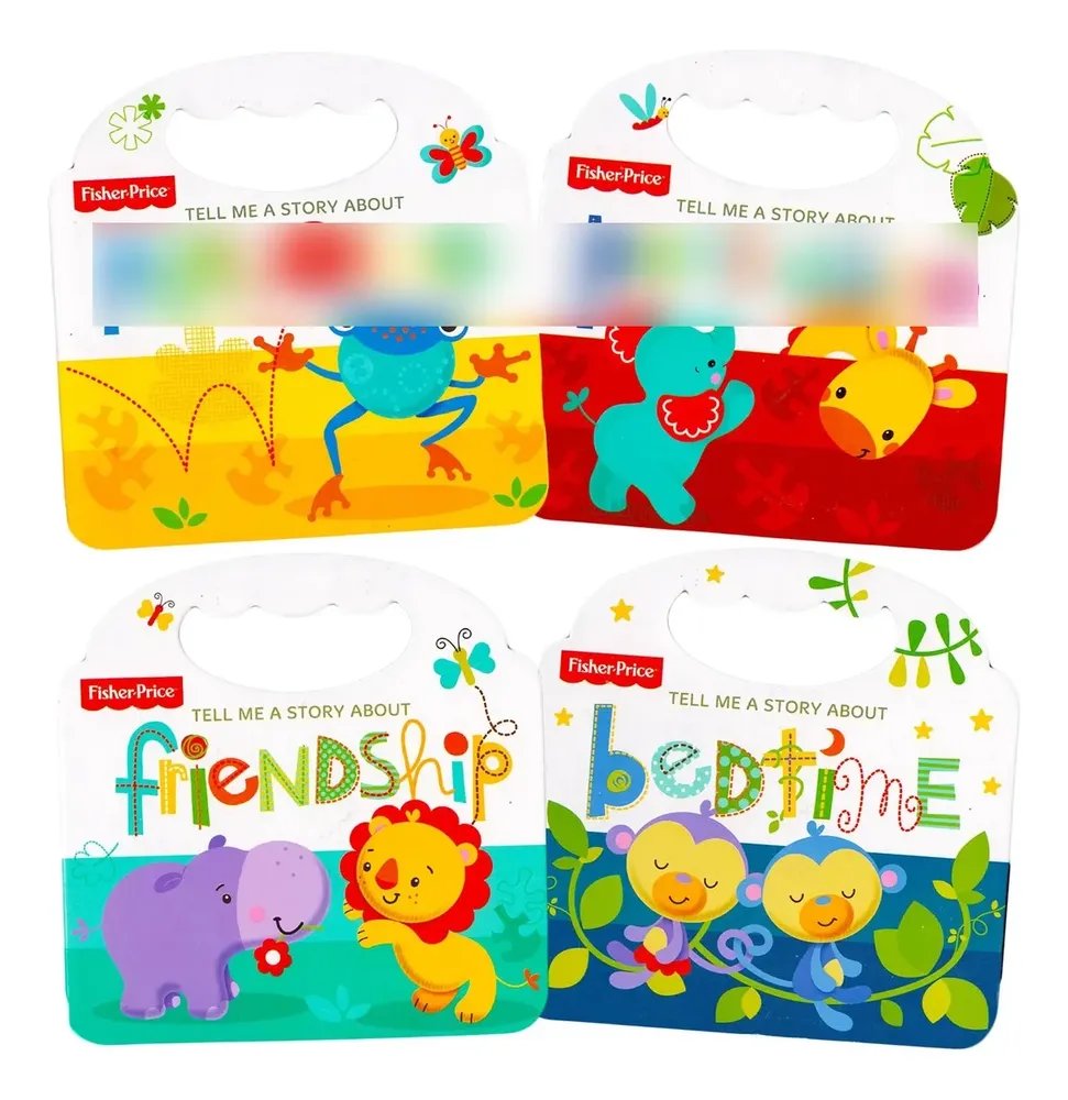 Fisher-Price My First Books · set de 4 libros de cartón (en inglés)