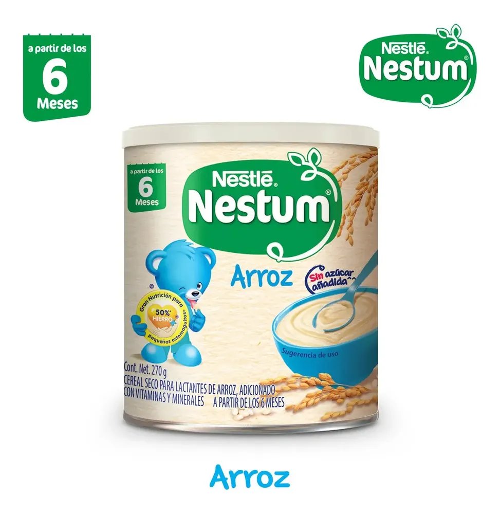 Cereal Nestlé Nestum etapa 1 arroz · 270 g