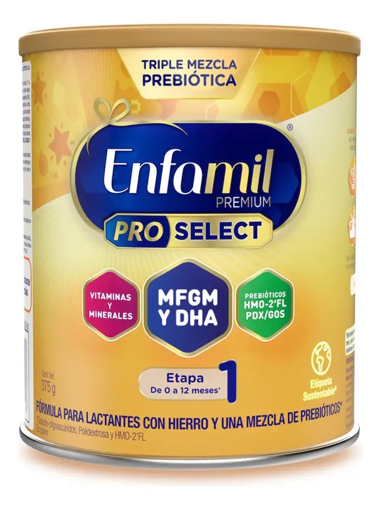 Fórmula Enfamil Premium Pro Select etapa 1 · 375 g (0-12 m)
