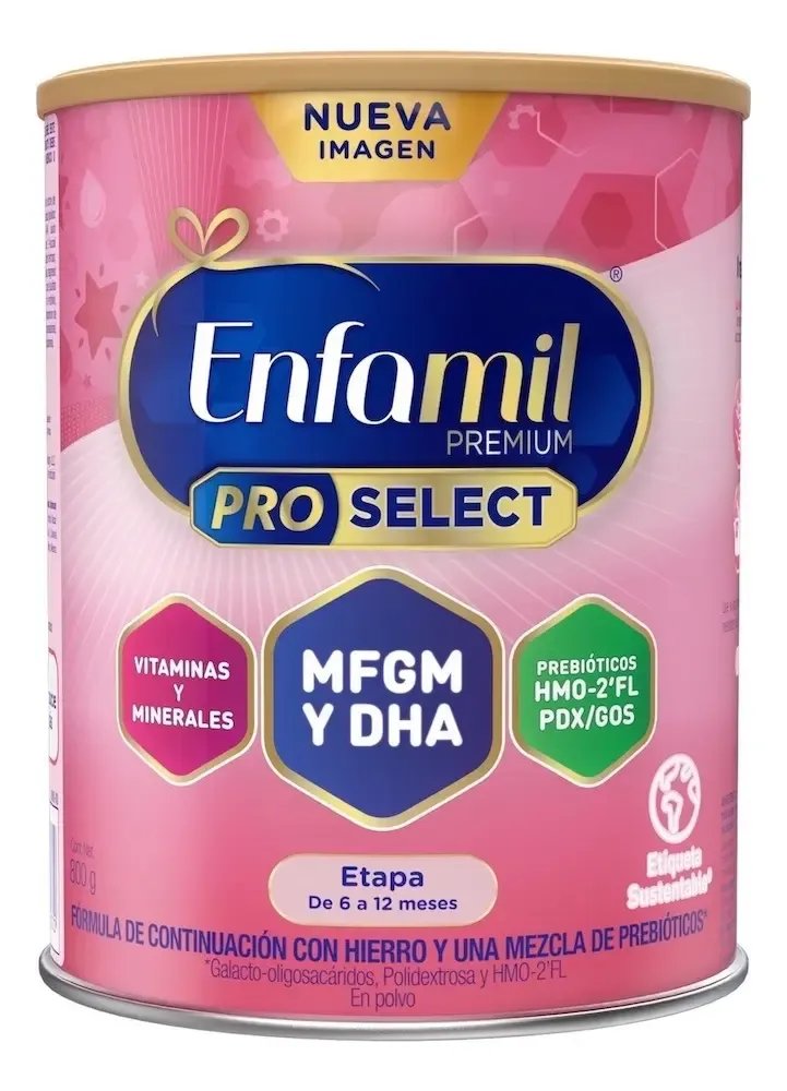 Fórmula Enfamil Premium Pro Select etapa 2 · 800 g (6-12 m)