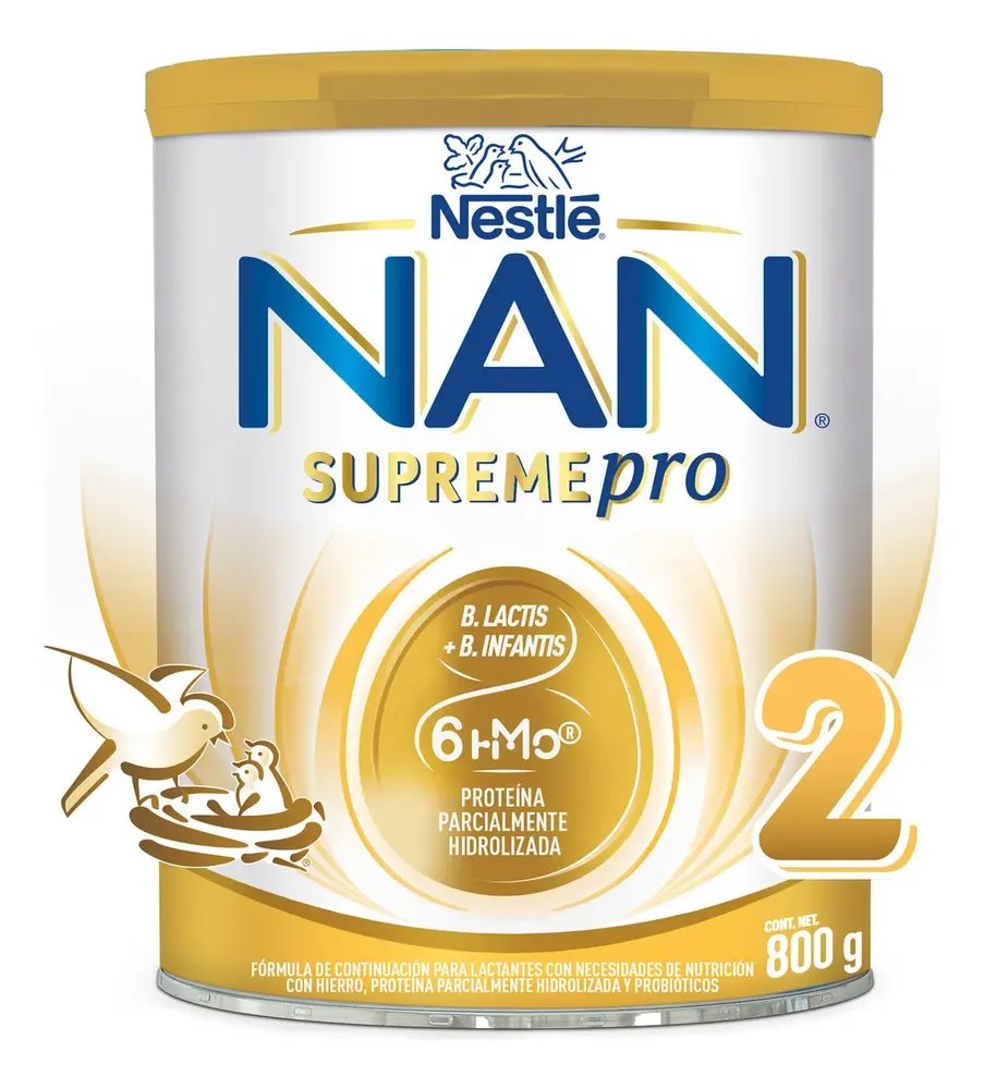 Fórmula Nestlé NAN 2 Supreme Pro · 800 g (6-12 m)