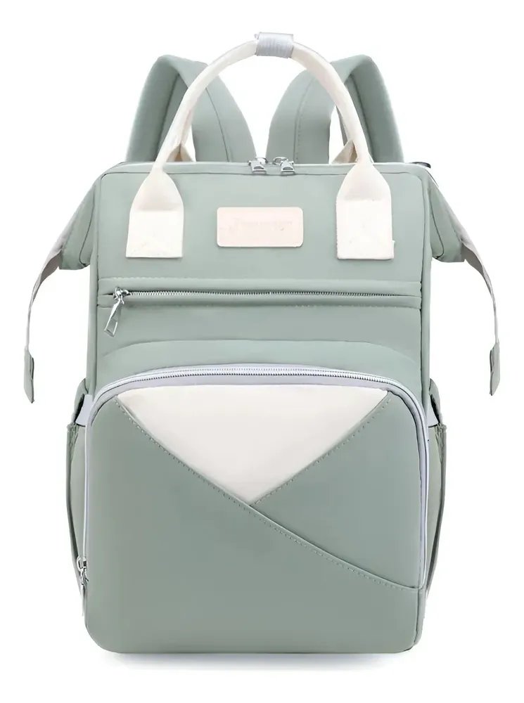 Pañalera mochila LUMICUER con bolsillos térmicos
