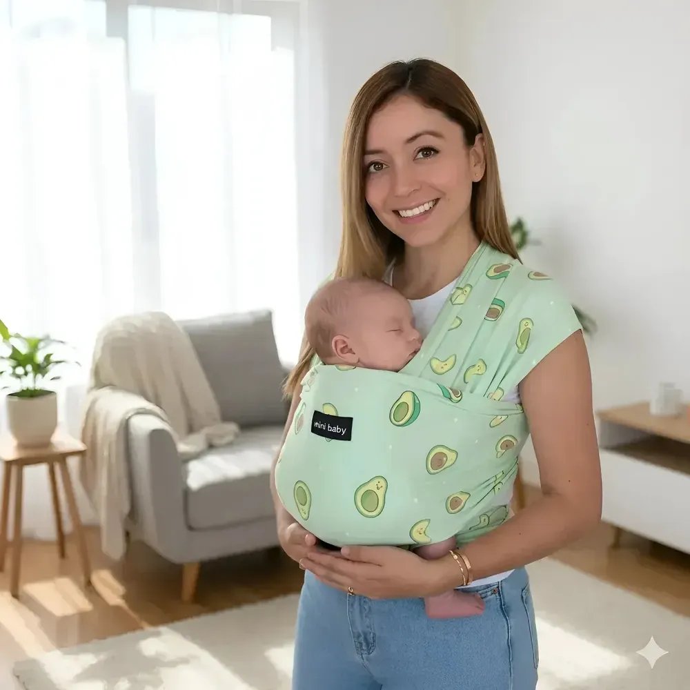 Rebozo fular portabebé Mae Baby ergonómico