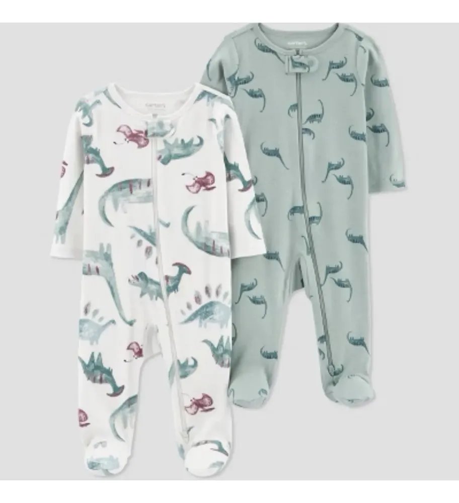 Paquete de 2 mamelucos Carter's para bebé